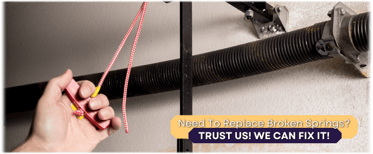 Broken Garage Door Spring San Mateo CA